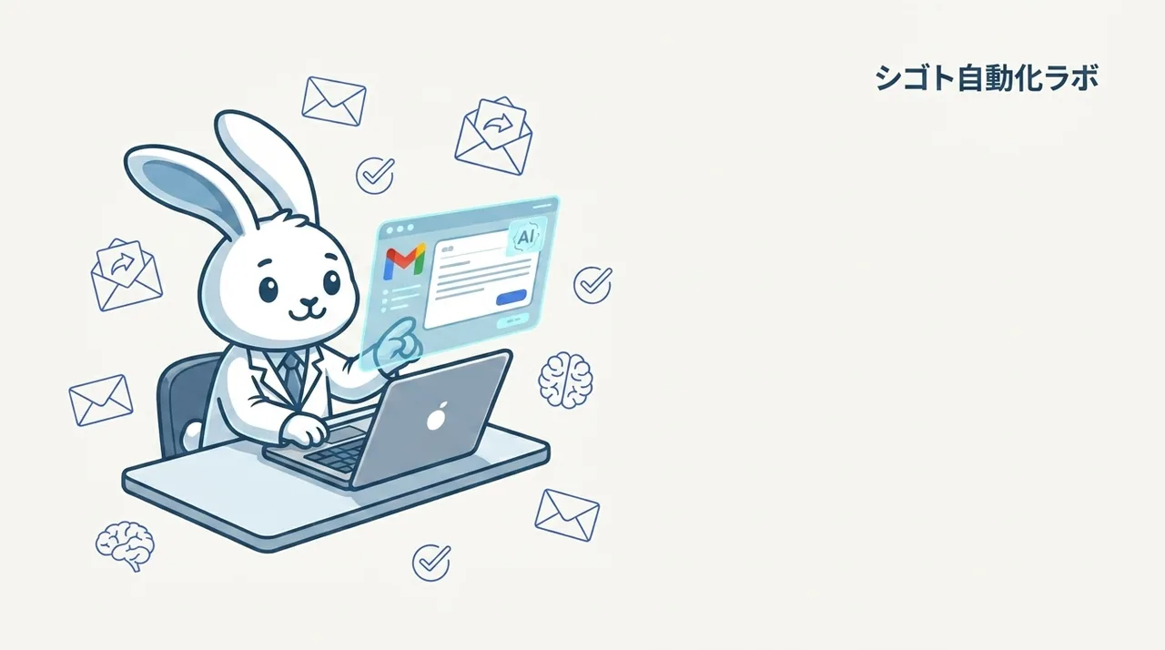 GmailのメールをAIで自動返信下書き｜コード不要で今日から使える3つの方法を非エンジニアが正直比較